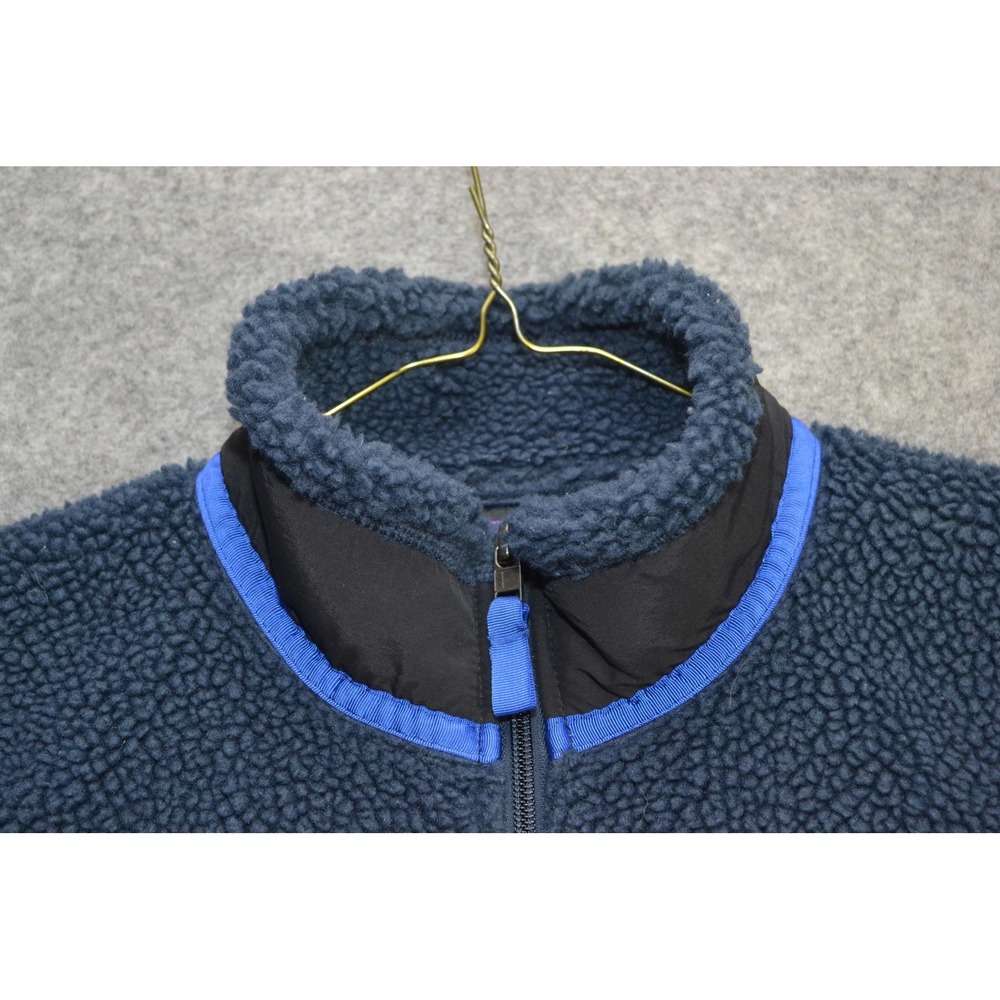 Patagonia Classic Retro X Jacket Mens Small Blue Fleece Sherpa Full Zip - Picture 6 of 16